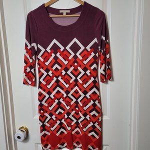 Banana Republic Knee length dress long sleeves casual size xs round neck Banana